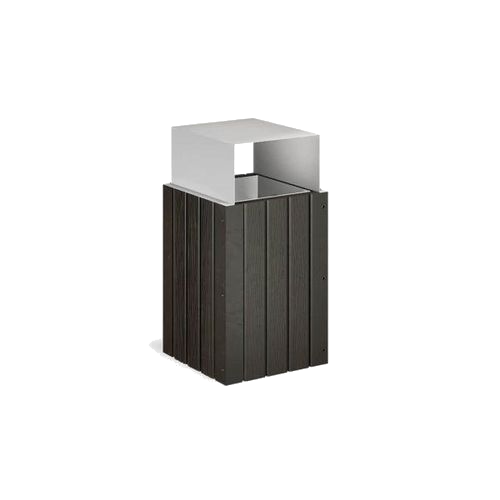 Экоурна прямоугольная без металлокаркаса с крышей Dorma Top